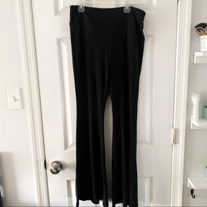 Black boho/bell bottom soft cotton pants
